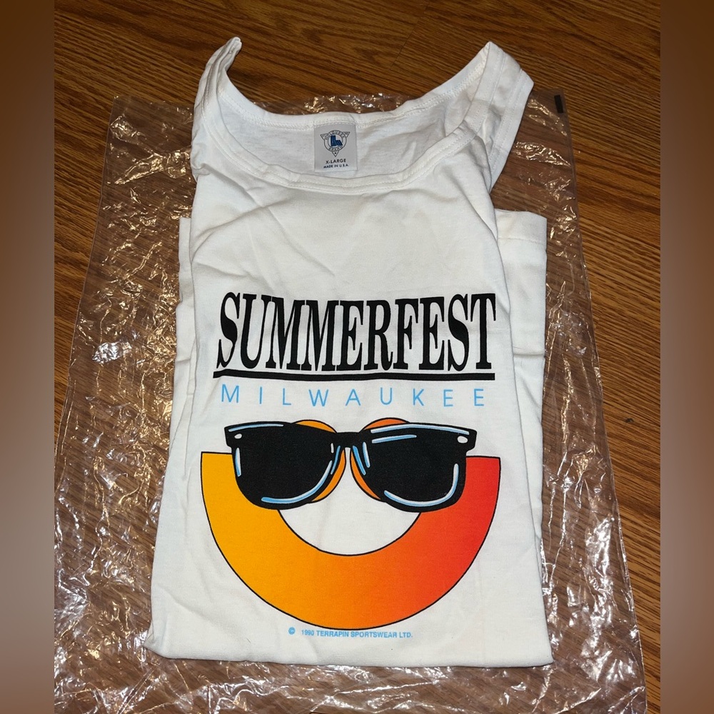 5/$25❌ FINAL CALL❌ NWT-Vintage 90’s Milwaukee summer fest tank